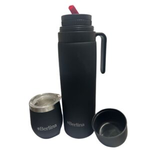 Kit de termo y mate Berlina negro
