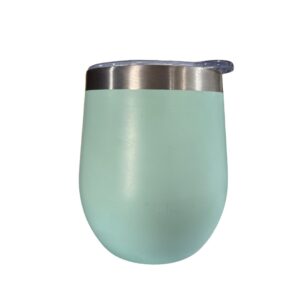 Mate Berlina verde agua con tapa 220ml