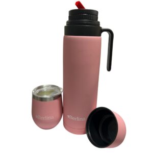Kit de termo y mate Berlina rosa